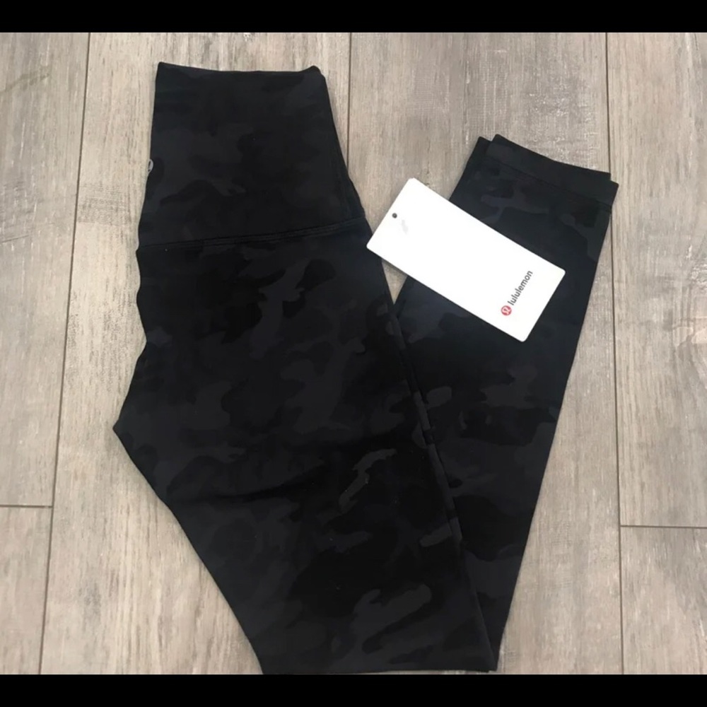 Lululemon camo align leggings incognito grey